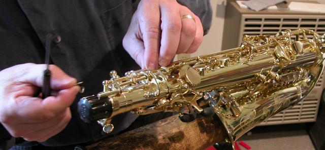 Our attention to detailed saxophone repairs is unsurpassed.
