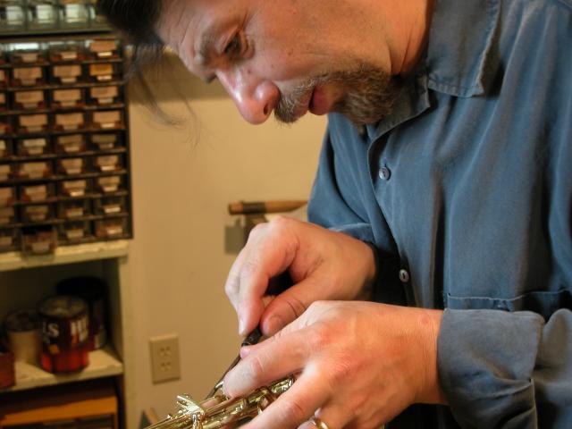 James Vogel - master instrument mechanic and saxophonist